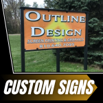 From design to installation, we specialize in making unique custom signs that effectively communicate your brand or message in a visually striking way.