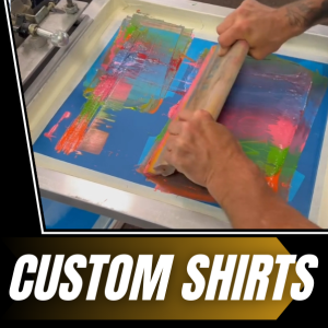 Our screen printing service specializes in creating custom shirts and hoodies, delivering vibrant designs and long-lasting quality for any occasion.